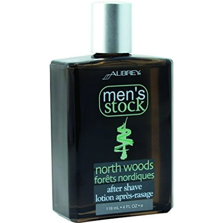 - aubrey organics mens stock aftershave * all natural * north woods scent - 4oz