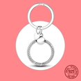 thumbnail image 1 of Simple 925 plata esterlina momento llavero pequeño bolso encanto titular ajuste Original marca encanto para mujer joyería hacer regalo Tan Jianjun unisex, 1 of 2