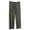 Army Green, variant on Women's Capri Pajama Pants Comfy Elastic Waist Sleep Capris Wide Leg Pj Bottom Ribbed Loungwear Sleepwear for Ladies Khaki Free Size