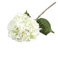 thumbnail image 1 of Ramo de flores de hortensias artificiales, flores de seda, boda, fiesta nupcial, decoración del hogar (blanco + verde), 1 of 2
