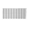 thumbnail image 2 of Black and White Neck Gaiter, Grid Lines, Unisex, Black White, by Ambesonne, 2 of 3