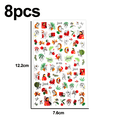 thumbnail image 2 of Pegatinas adhesivas para uñas con tiras, pegatinas autoadhesivas para uñas variadas, 8 piezas, pegatinas delicadas para decoración de uñas, 2 of 5