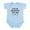 Sky Blue, variant on CafePress - Talk Bernie To Me Body Suit - Baby Light Bodysuit, Size Newborn - 24 Months