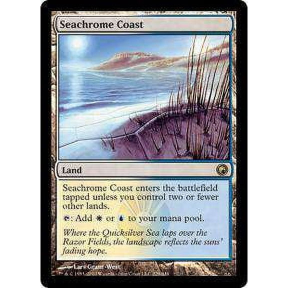 MtG Scars of Mirrodin Seachrome Coast (Foil)