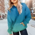 thumbnail image 2 of Wonitaaizi Cute Tie Dye Graphic Hoodies for Teen Girls Gradient Clothes for Girls (9-10 Years,Blue), 2 of 6