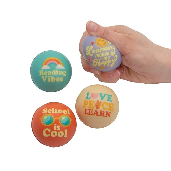 Groovy Stress Balls - 12 Pieces