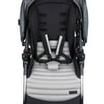 Monbebe Blaze Travel System, Grey & Black Pinstripe