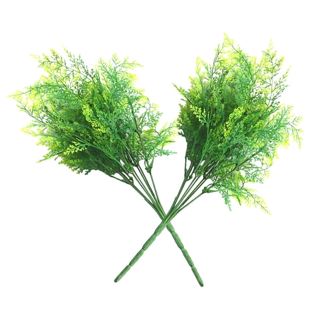 TABLETREANDS 2Ud Artificial Con Hojas De Helecho Verde Para Adornar Y