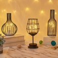 thumbnail image 5 of Bainuojia Decorative Table Lamp, Retro Table Lamp, Cage Style, Night Light, Retro, Battery Operated, Desk Lamp for Bedroom [Energy Class A] [Energy Class A] [Energy Class A], 5 of 5