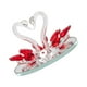 thumbnail image 2 of Riwesomey Artesanía Cisne de cristal Pareja vívida Cisnes Estatuillas de animales Encantador Robusto Ligero Ornamento Accesorio Hogar Coches Automoción decorativa y accesorios, 2 of 6