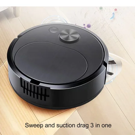 Automatic Vacuum Cleaner Low Noise Re Able 3 In 1 Ligent Sweeping Robot For