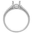 thumbnail image 2 of 14K White Gold Natural Diamond Engagement Ring Round 0.92 cttw, size 5, 2 of 3
