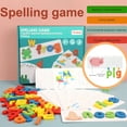 thumbnail image 1 of Seeing And Spelling Learning Toys, Matching Letters Game Sight Words Kids Boys Handheld Math Games for Kids, 1 of 7