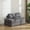 deep Gray, variant on Ourlova Folding Sofa Bed Convertible Sleeper Chair with Pillow Foldable Mattress Foam Couch for Small Space Living Room Beige