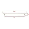 thumbnail image 3 of Utopia Alley Carli Pull Handle - Decorative Cabinet Drop Pull Handles- Vintage Cabinet Hardware with Hand Finished Brushed Nickel - Metal Drawer Pull Handle, 12.5" Center to Center, 3 of 8