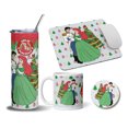 thumbnail image 1 of Termo SVArt 20oz con Taza Posavaso y Mouse Pad Diseño Ariel La Sirenita Navidad MD4, 1 of 5