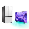 thumbnail image 1 of Combo Refrigerador Samsung BESPOKE French Door 32Ft cúbicos Blanco + Pantalla 55'' Crystal U8000F 4K, 1 of 5