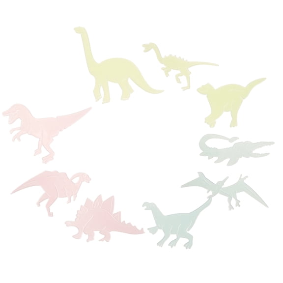 MUSEYA Luminous Glow in Dark Dinosaur Wall Sticker Assorted Colors Home Decor