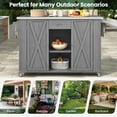 thumbnail image 6 of Holaki Versatile Outdoor Cabinet with Folding & Expandable Work Surfaces,Ample Storage Space, and Lockable Wheels, 6 of 27