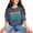 Denim, variant on Beaches, Booze & Besties, Drinking & Beach Lover Friends Themed Quote, Groovy Retro Wavy Text, Pepper Comfort Colors T-Shirt, Small