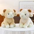 thumbnail image 2 of Sheep Plush Toy Brown 13.8 Inch Soft Stuffed Animal For Kids Gift 1 Pack, 2 of 9
