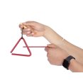 thumbnail image 2 of Triangulo musical de ACERO ZPERCUZZION 10 CM rojo, 2 of 5