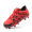 RED/BLACK/SILVER, variant on BURUDANI Kids Boys & Girls Lightweight Soccer Shoes Sport Outdoor Soccer Cleats