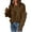 Brown, variant on Aayomet Womens Cardigan Sweaters Women's Lightweight Crewneck Cardigan Sweater (Available in Plus Size),Gray S-3XL