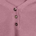 thumbnail image 7 of IROINNID Reduced Womens Sweater V-Neck Pullover Sweater Solid Color Comfy Mid-Length Long Sleeve Pocket Knit Sweater Coat, 7 of 7