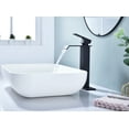 thumbnail image 2 of Waterfall Spout Bathroom Sink Single Handle Faucet with Pop-Up Drain (No Overflow), 2 of 9
