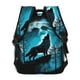thumbnail image 4 of Disketp Blue Full Moon Wolf Mochila Estampada para Hombre y Mujer – Mochila Ligera Clásica con Múltiples Bolsillos para Universidad, Trabajo y Viajes-One Size, 4 of 5