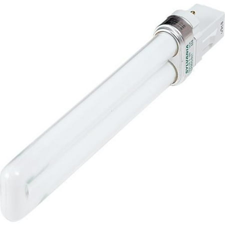 827 Single Tube Sylvania 21272 - CF9DS/827/ECO Single Tube 2 Pin Base Compact Fluorescent Light Bulb ()
