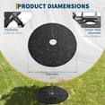 thumbnail image 2 of Reusable Rubber Tree Mulch Rings - 36 Inch Round Weed Barrier Mat for Landscaping - Root Protection, 2 of 7
