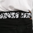 thumbnail image 4 of Buckle-Down Belt, Seatbelt Buckle Belt, Ghosts Scattered Black White, Youth 22 to 32 Inches, 4 of 9