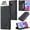 Black, variant on ETFAST Leather Wallet With Card Holder Zipper Phone Case For OPPO A36 4G High Quality Leather Phone Case