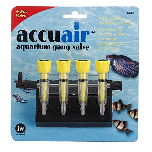 JW Pet Company Accuair 4-Way Aquarium Gang Valve