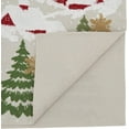 thumbnail image 2 of Saro Lifestyle Embroidered Christmas Mountain Table Runner, 2 of 3