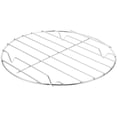 thumbnail image 3 of EeaseMX Parrilla de acero inoxidable para asar carne, redonda, portátil, para pescado, verduras y pizza, 22 cm (sin bandeja negra), 3 of 8