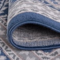 thumbnail image 7 of Madison Traditional 4' x 5' Navy Polypropylene Indoor Area Rug, 7 of 7