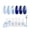 Blue Icy Mirage Glimmer, variant on Modelones Nude Pink Gel Nail Polish Set, 6 Colors Milky White Neutral Skin‑Tone Soak‑Off LED Gel Polish Kit, Salon‑Quality Bare Pink Gel Colors for DIY Manicure Nail Art, Gift for Women, 7ml Each