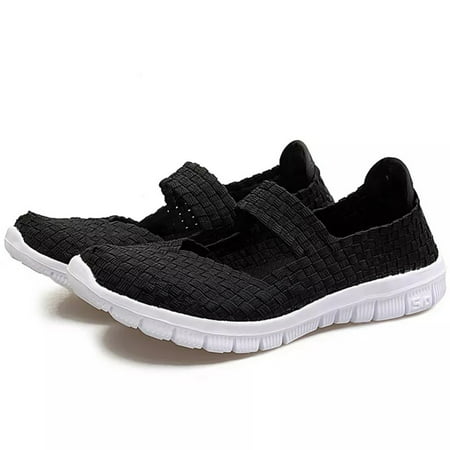 

Women Slip-On Light Weight Elastic Trainer Sports Water Shoes Sneakers Summer 38