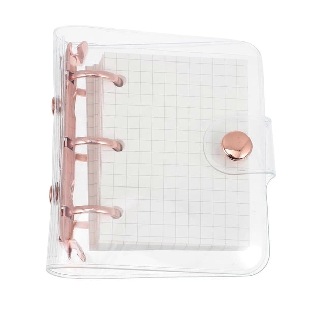 1 Set of Mini Scrapbook Loose-leaf Notebook Pocket Binder Lovely Small Notebook