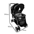 thumbnail image 4 of Carriola Doble BabyTek Gemelar Gris, 4 of 4