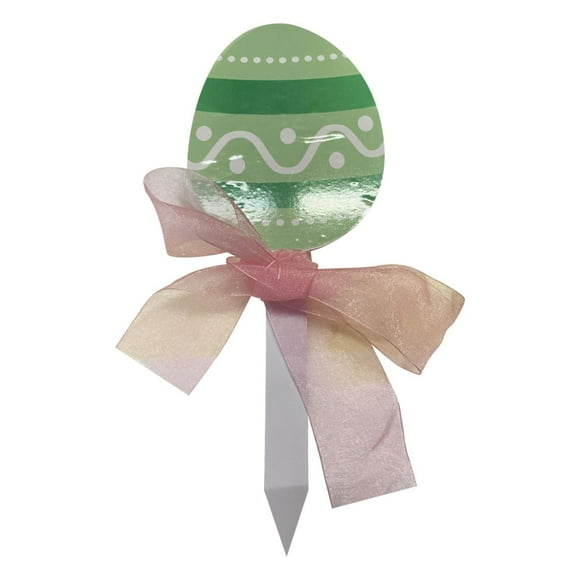 Outdoor Easter Decorations Easter Eggs Outdoor Spring Party Yard Decorations Custom Yard Signs with Garden Stake Small Garden Flag Holder Stand Garden Label Outdoor Garden for Animals