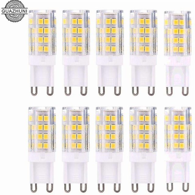 2024 G9 Led Lamp Light Bulbs, Warm White 3000k 5w G9 Led Light Bulb Equivalent To 40w Halogen Bulbs 420 Lumens; Not Dimmable, Set Of 10