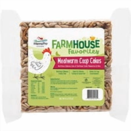 Manna Pro Products (formerly Promika) Manna Pro Farmhouse Favorites Mealworm Coop Cake, Case of 6