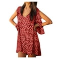 thumbnail image 1 of Heliisoer Robe pour Femme, Liquidation Mode d'Été Femmes Robe Épaules Dénudées Été Plage Décontractée Soirée Fête Courte Mini Robe, 1 of 8