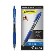 Pilot G2 Retractable Gel Ink Pens, 12 Count