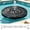 C, variant on Hovilon Solar Floating Fountain Pump with 6 Nozzles and Battery Backup, Automatic Water Circulation for Bird Bath Garden Pond Pool, Weather-Resistant Outdoor Decor, Black, 5.1in