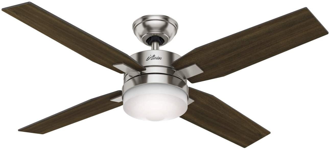 Hunter 59207 Mercado Indoor Ceiling Fan, Hunter Indoor Ceiling Fan With Light And Remote Control
